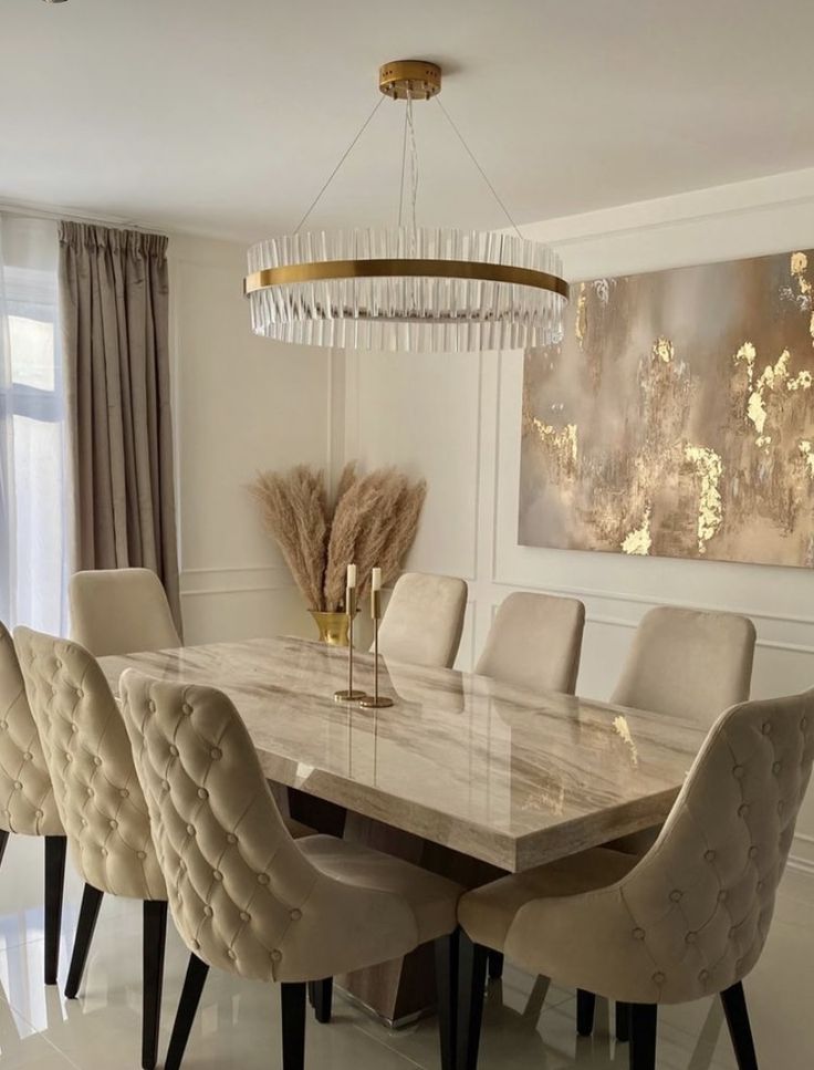 Custom dining table and chair set designed by NS Furnishing in Chennai