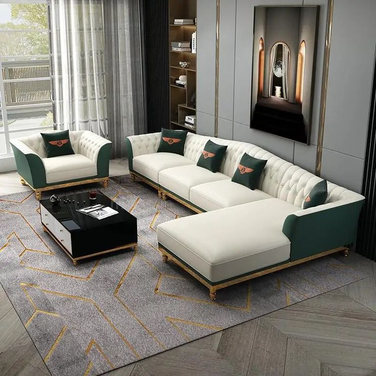 High-quality custom sofa with stylish upholstery by NS Furnishing in Chennai